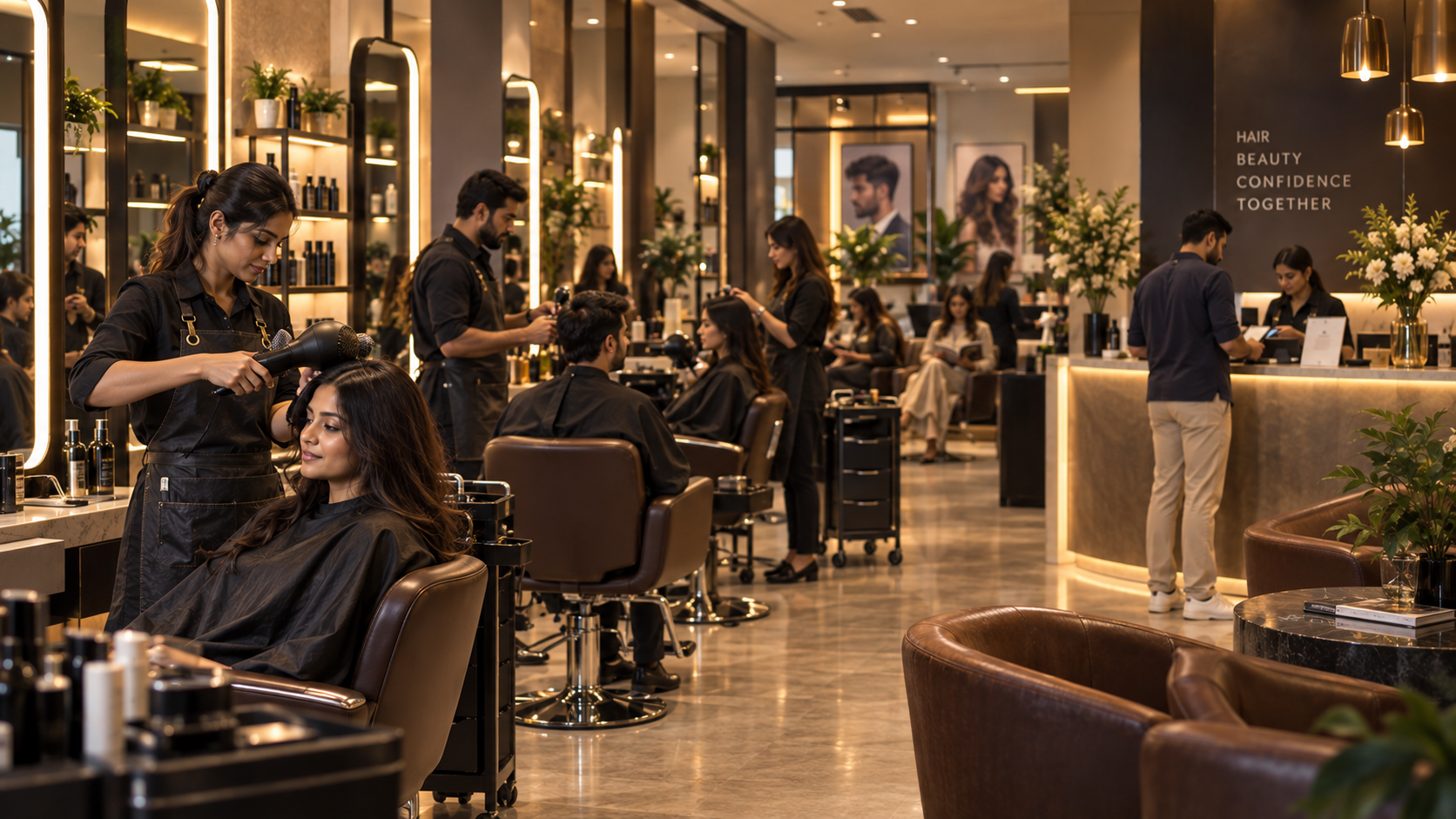 Why traditional checkout slows down a busy salon